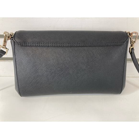 KATE SPADE, SMALL BLACK SAFFIANO LEATHER CROSSBODY BAG (ASIS) - Picture 11 of 16